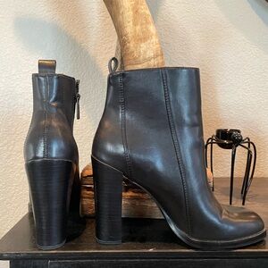 Dolce Vita high heel booties.